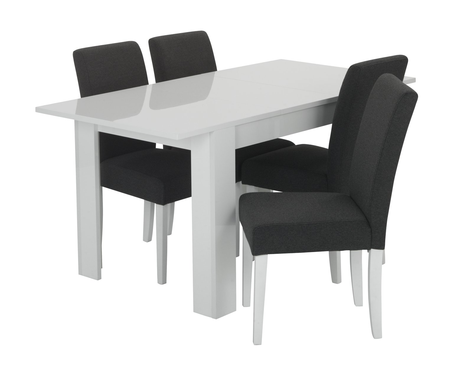 Argos Home Miami Extending Table & 4 Tweed Chairs Reviews Updated March 2023