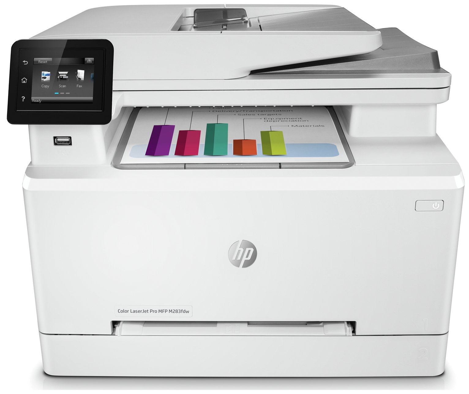 HP LaserJet M283FDW Wireless Colour Laser Printer