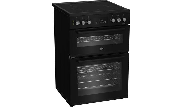Beko FDC6731K 60cm Double Oven Electric Cooker - Black