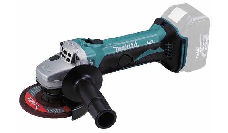Makita 115mm Cordless Anti-Restart Angle Grinder - 18V