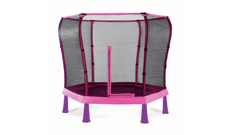 Plum 7ft Junior Jumper Trampoline & Enclosure - Pink