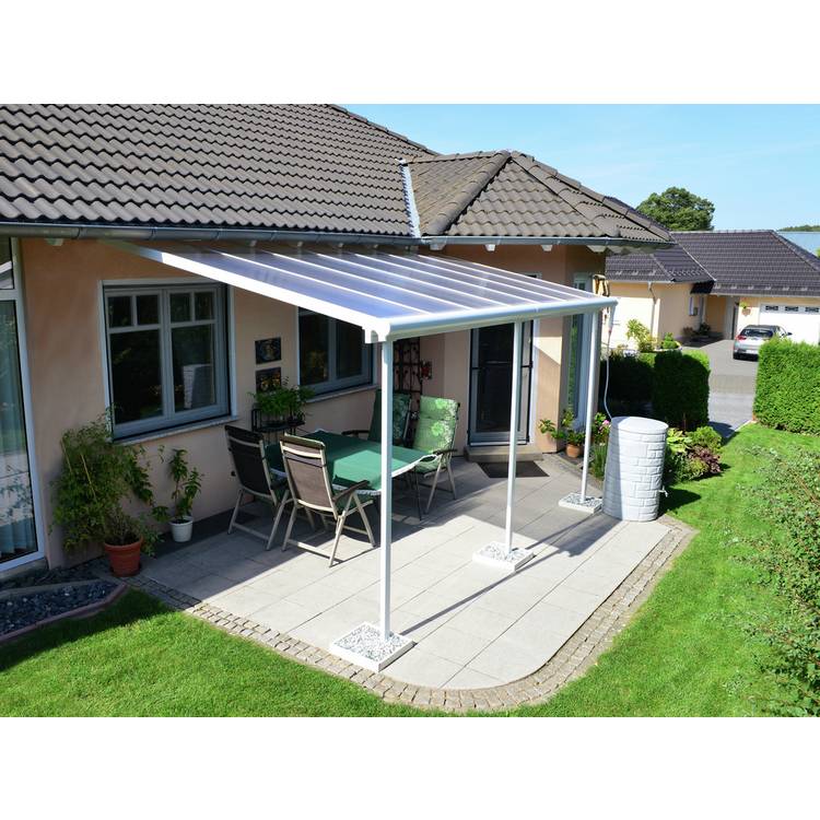 Palram - Canopia Sierra 3 x 4.25m Patio Cover - White Clear 0