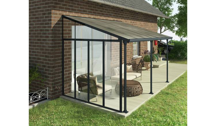 Palram – Canopia Sierra 3m Patio Cover Side - Grey