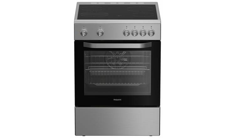 Hotpoint H6V5KMXUK 60cm Single Electric Cooker - S/Steel