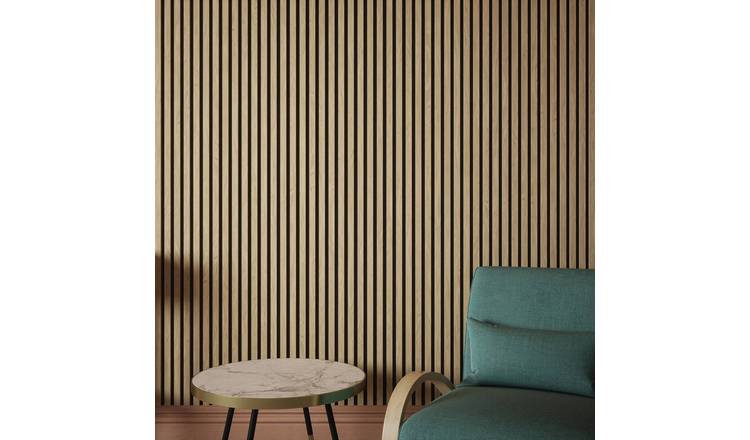 Kraus Acoustic Wood Veneer Natural Oak Wall Panel - 2.4m