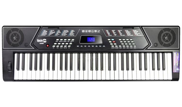 RockJam 61 Key Keyboard Piano With LCD Display Kit, Stand and Seat -  musical instruments - by owner - sale - craigslist