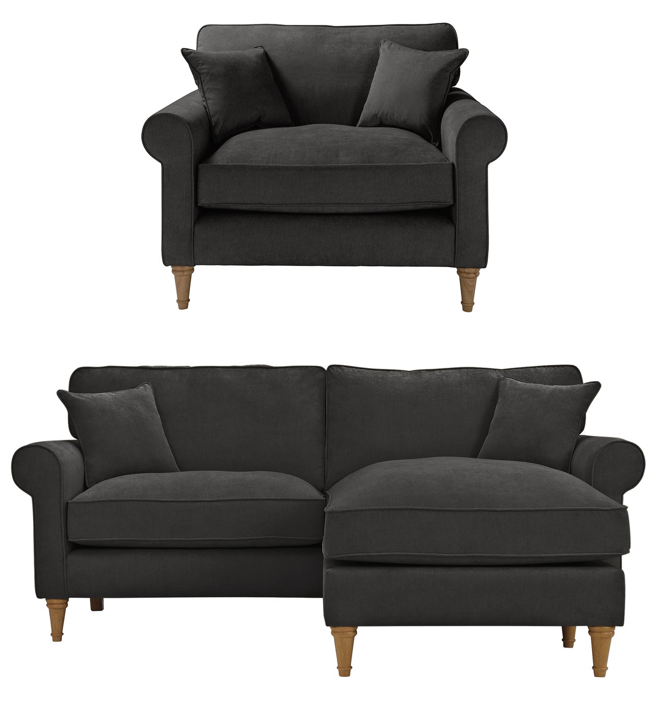 Argos Home William Fabric Chair & Corner Sofa Review