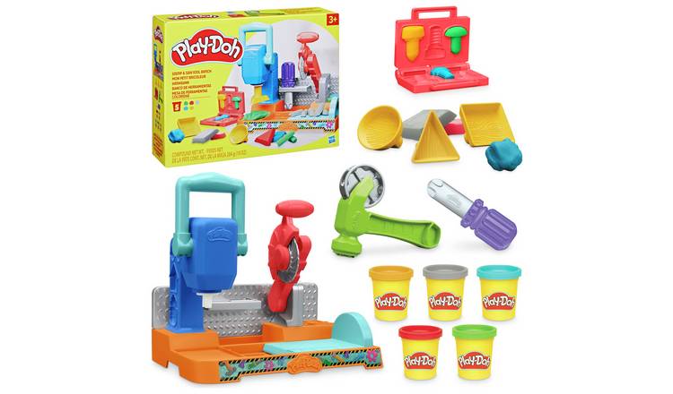 Play-Doh Stamp And Saw Tool Bench Playset