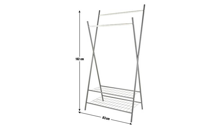 Argos black clothes discount rail