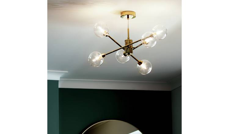 argos chrome light fittings