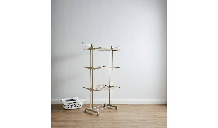 Tower 3 Tier Garment Rack -  Latte