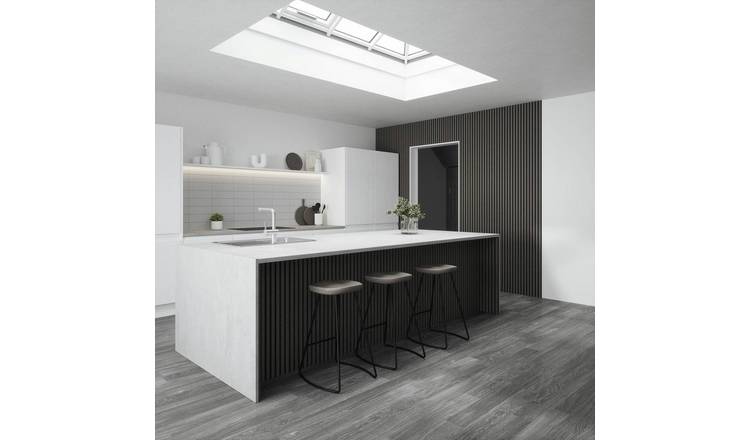 Kraus Acoustic Wood Veneer Alder Grey Wall Panel - 1.2m