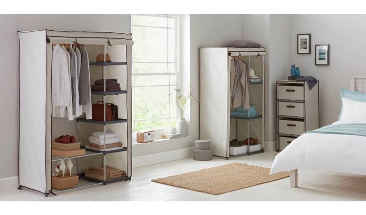 Single wardrobe with drawers shop argos