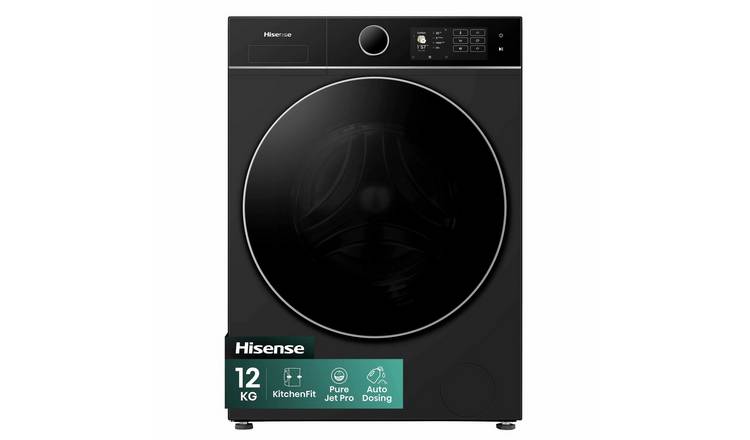 Hisense WF5I1245BBR 12KG 1400 Spin Washing Machine - Black