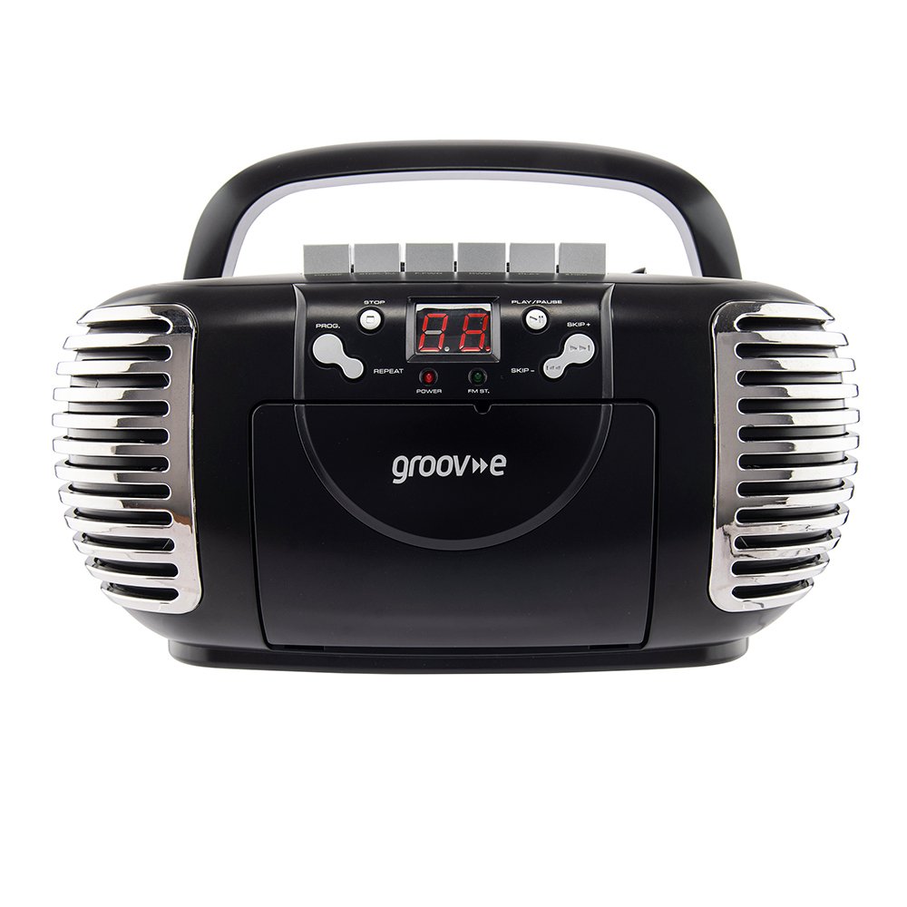 Groov-e Retro CD Boombox with Cassette & Radio Review
