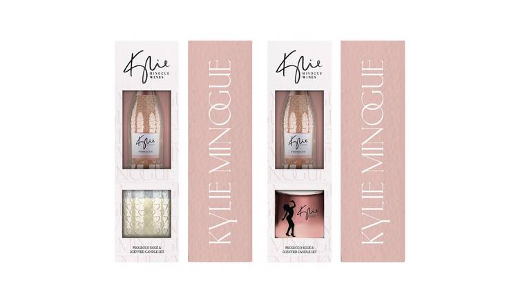 Kylie Minogue Prosecco Rose and Scented Candle Gift Set