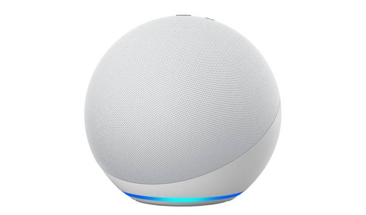 Buy  Echo 4th Gen Smart Speaker With Alexa - White, Smart speakers
