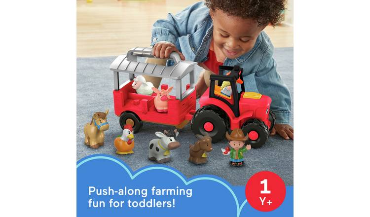 Little People Caring for Animals Tractor Playset