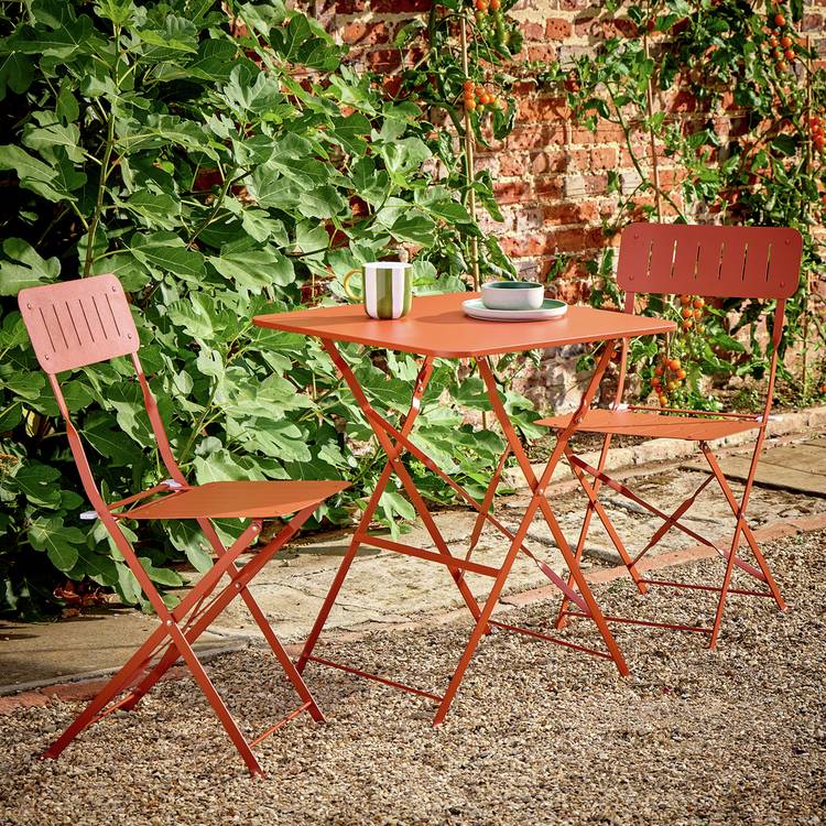 Habitat Eden 2 Seater Metal Bistro Set 0