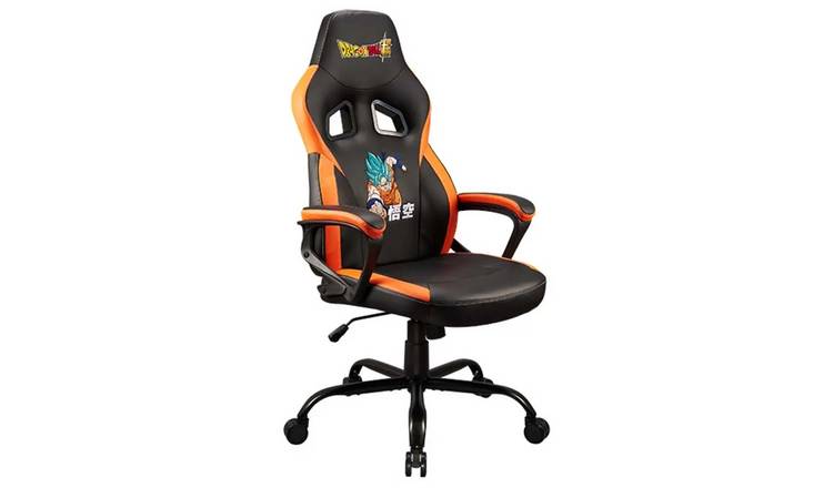 Subsonic Dragon Ball Z Gaming Chair - Black and Orange