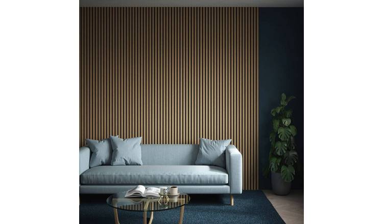 Kraus Acoustic Wood Veneer Medium Oak Wall Panel - 2.4m