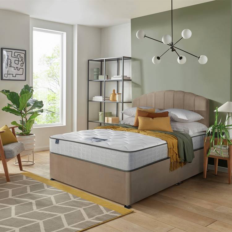 Silentnight Middleton Single Divan Bed - Mink 0