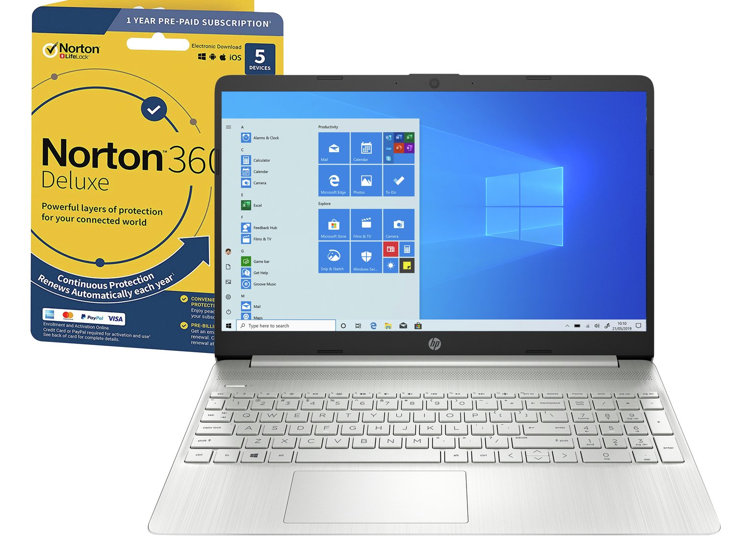 HP Slim 15.6in Pentium 4GB 128GB FHD Laptop &Norton Security Review