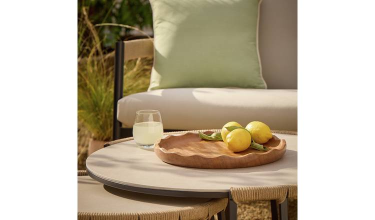 Habitat Scalloped Serving Tray