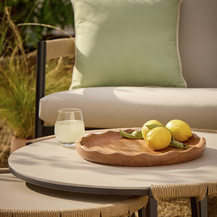 Habitat Scalloped Serving Tray 0