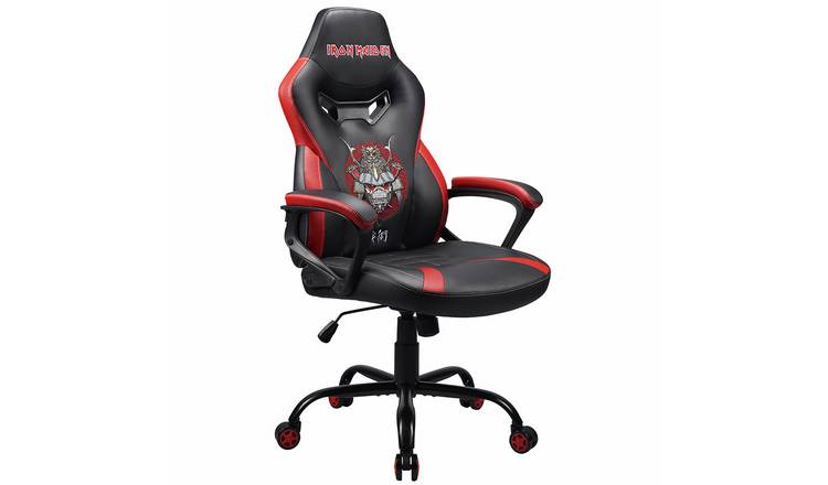 Subsonic Iron Maiden Junior Gaming Chair - Black and Red
