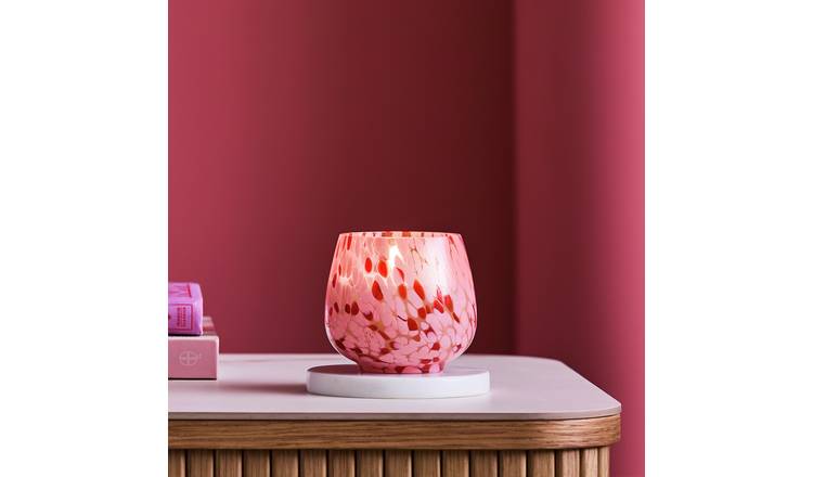 Habitat Confetti Glass Boxed Candle - Pink Jasmine & Amber