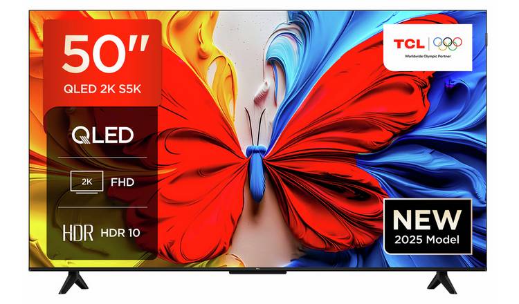 TCL 50Inch 50S5K-UK Smart FHD HDR QLED TV
