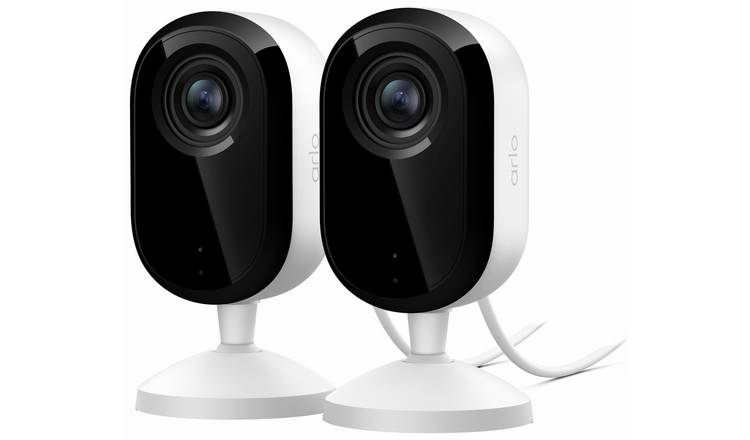 Arlo Essential 3 2K Indoor Wired Security Camera - Pack of 2
