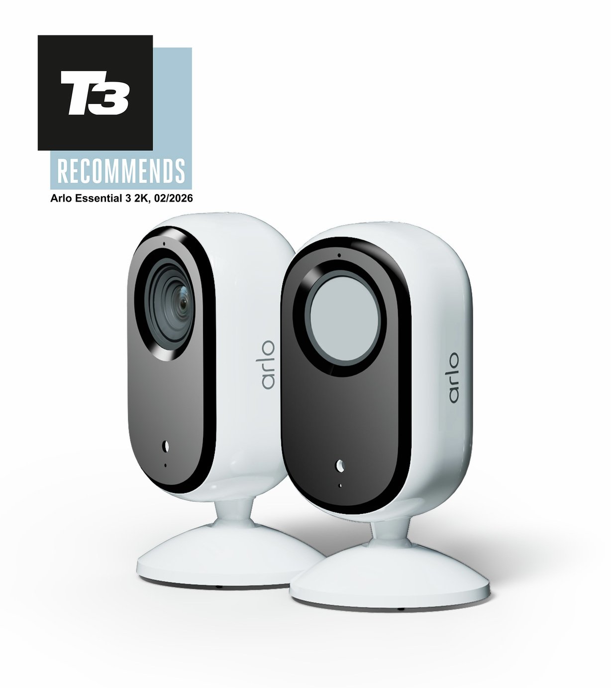 Buy Arlo Essential 3 2K Indoor Wired Security Camera - Pack of 2