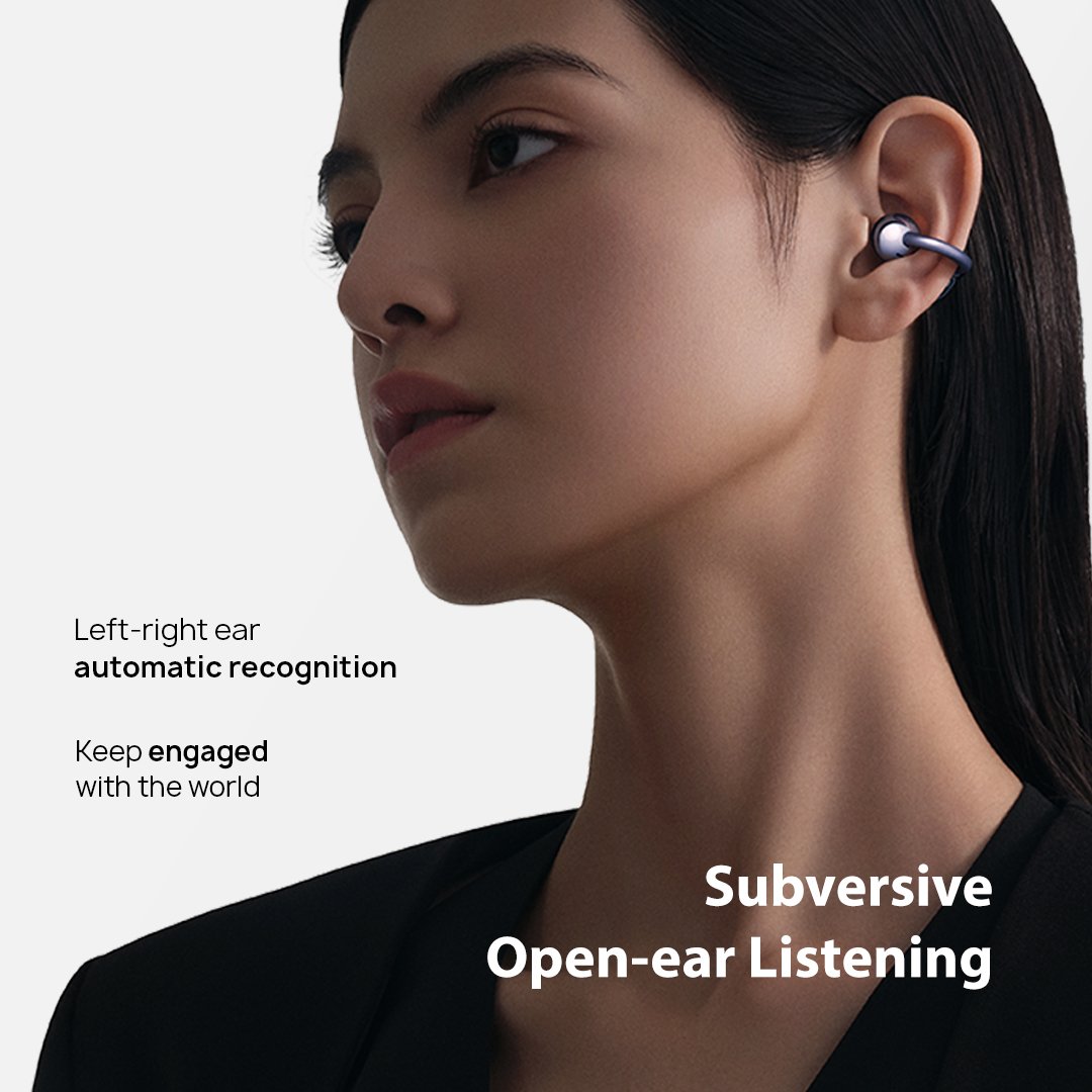 Buy HUAWEI FreeClip Open-Ear Wireless Earbuds - Black | Wireless
