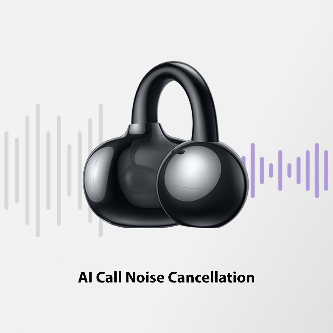 Buy HUAWEI FreeClip Open-Ear Wireless Earbuds - Black | Wireless