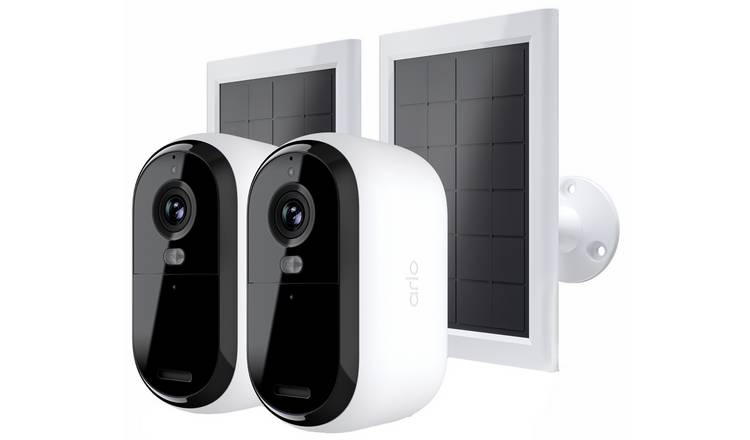 Arlo Essential 3 2K Security Camera & Solar - Pack of 2