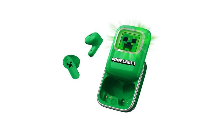 OTL Minecraft Creeper Slide Open TWS Earphones
