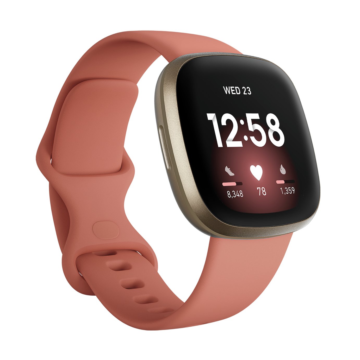 Fitbit Versa 3 Smart Watch - Pink Clay