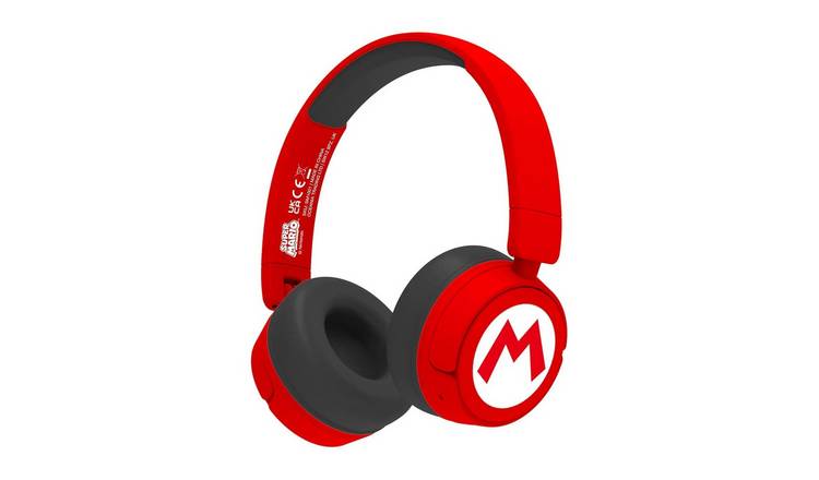 OTL Technologies Super Mario Kids Headphones Wireless - Red