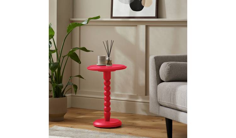 Habitat Blaire Bobbin Side Table - Red