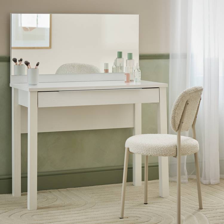Argos Home Hallingford 1 Drawer Dressing Table - White Gloss 0
