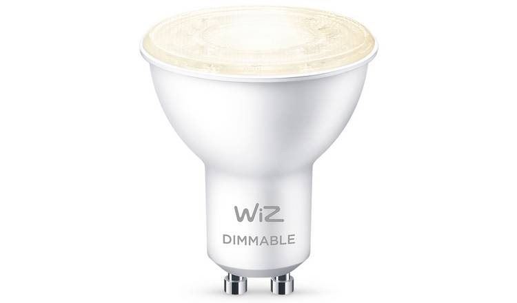 comfort Ham Moss Buy Wiz Wi-Fi Dimmable White GU10 LED Smart Bulb | null | Argos