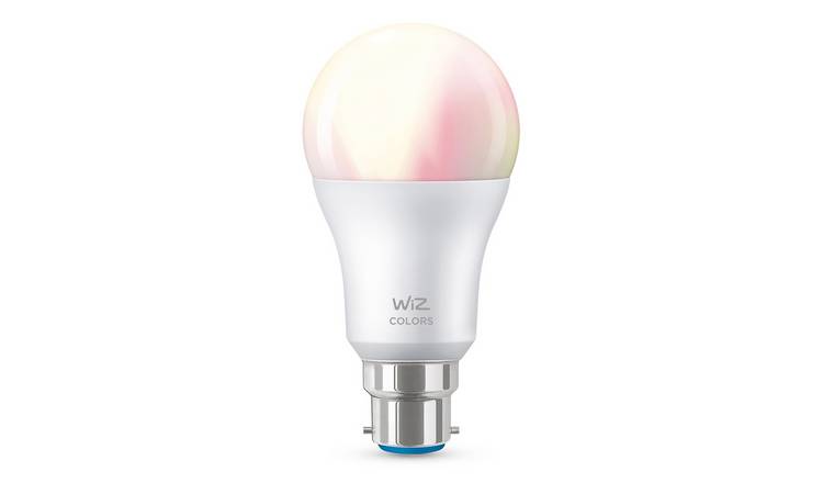 Wiz Wi-Fi Colour & Tunable White B22 LED Smart Bulb