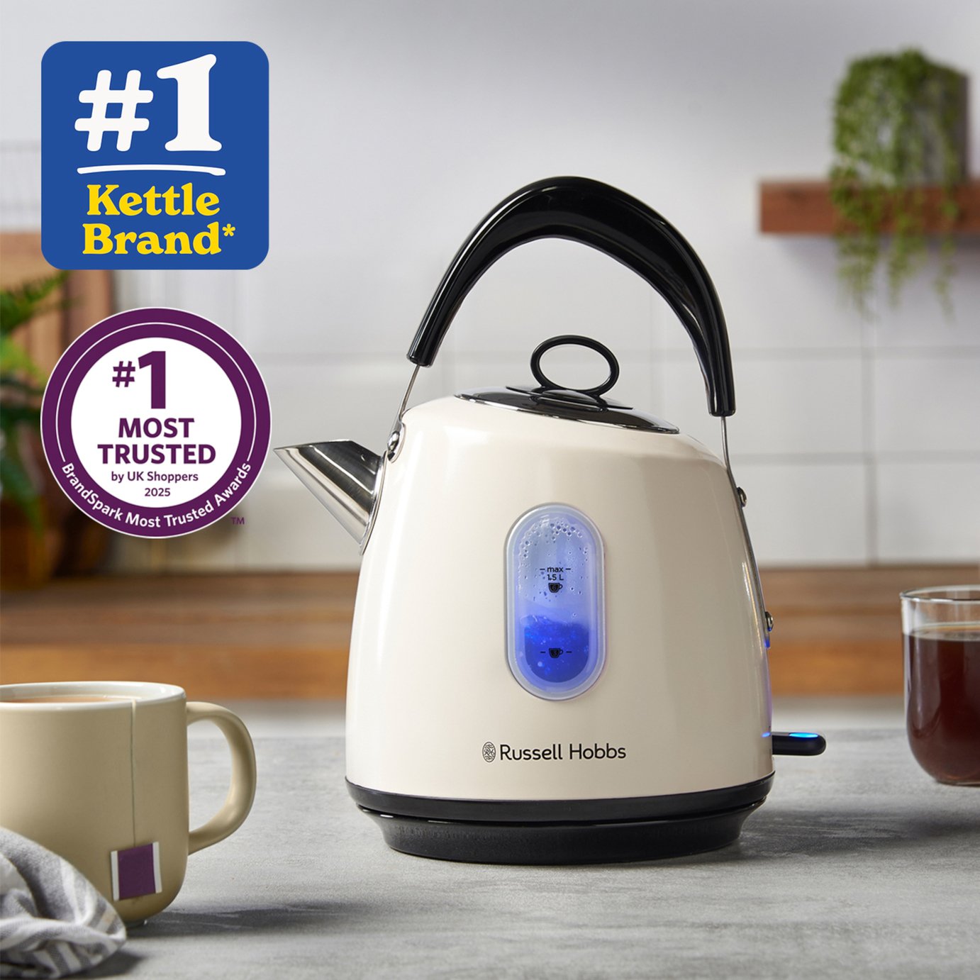 Buy Russell Hobbs 28132 Stylevia Kettle 1.5L - Cream | Kettles | Argos
