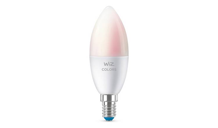 Wiz Wi-Fi Colour & Tunable White E14 LED Smart Bulb