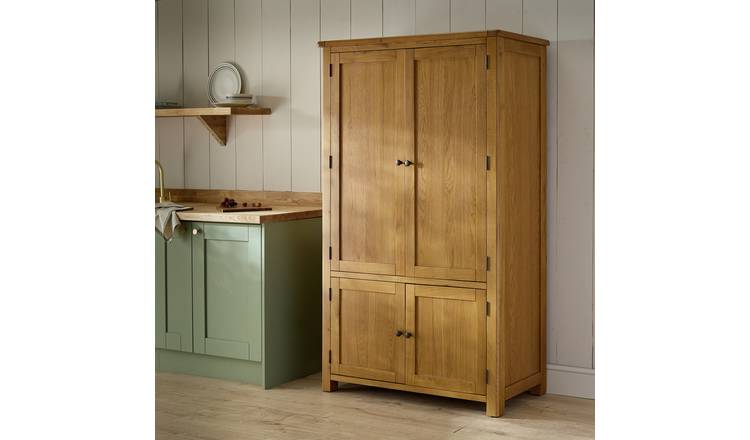 Argos Home Kent 4 Door Double Ladder Cabinet - Natural