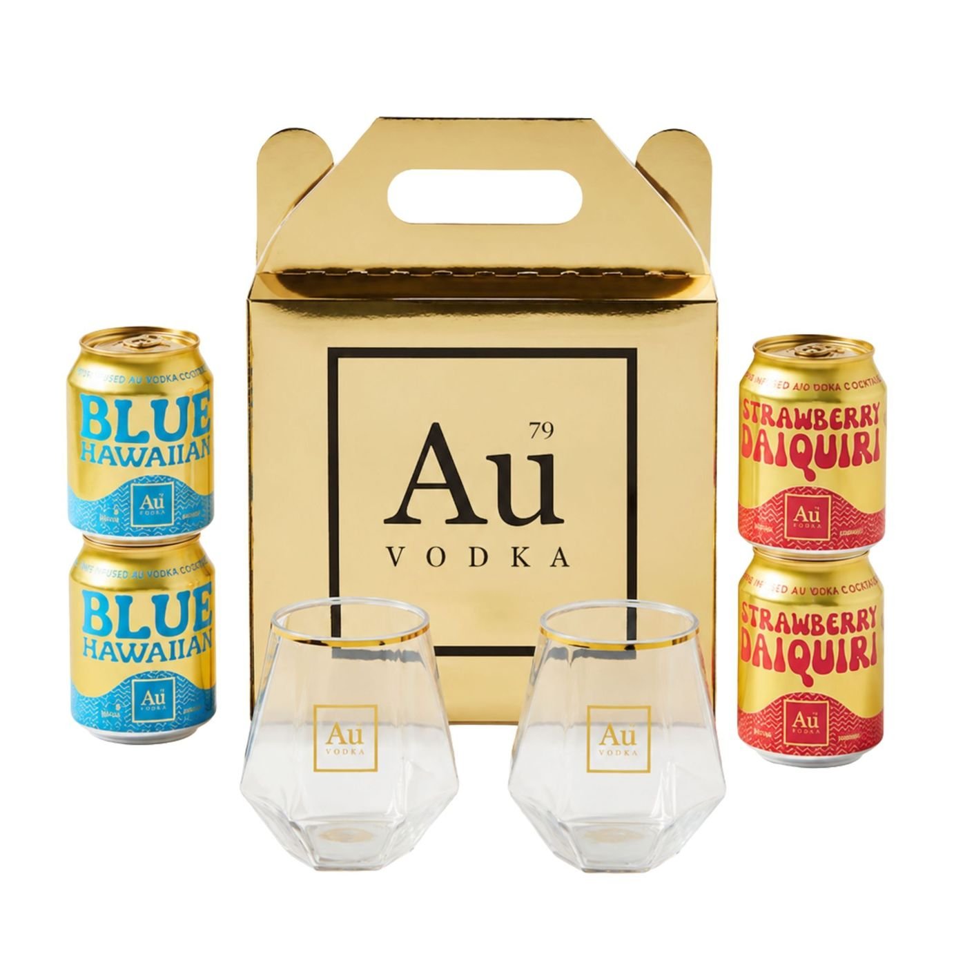 Au Vodka Cocktail Collection Gift Set