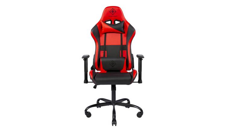 Deltaco DC210 Faux Leather Gaming Chair - Black and red
