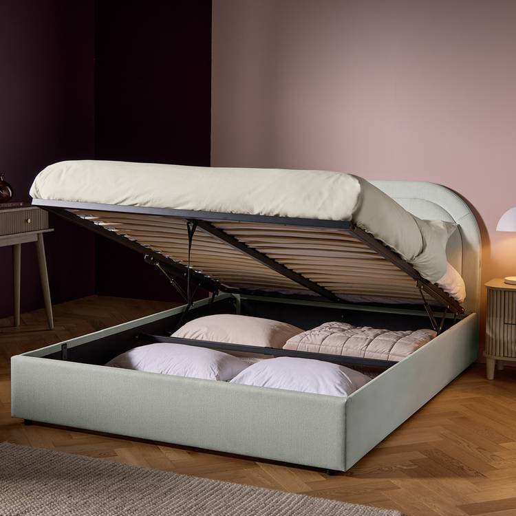 Habitat Ashford Double End Lift Ottoman Bed - Grey 0